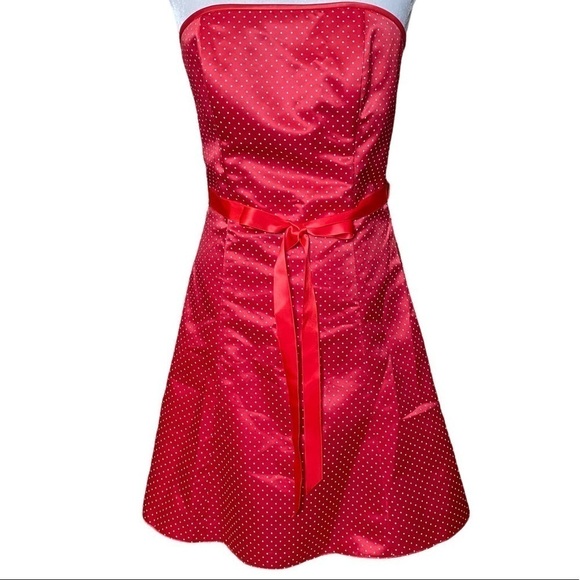 Jessica McClintock Vintage Strapless Dress. Size 7/8 - Picture 1 of 9